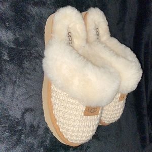 UGG knitted cozy slippers
